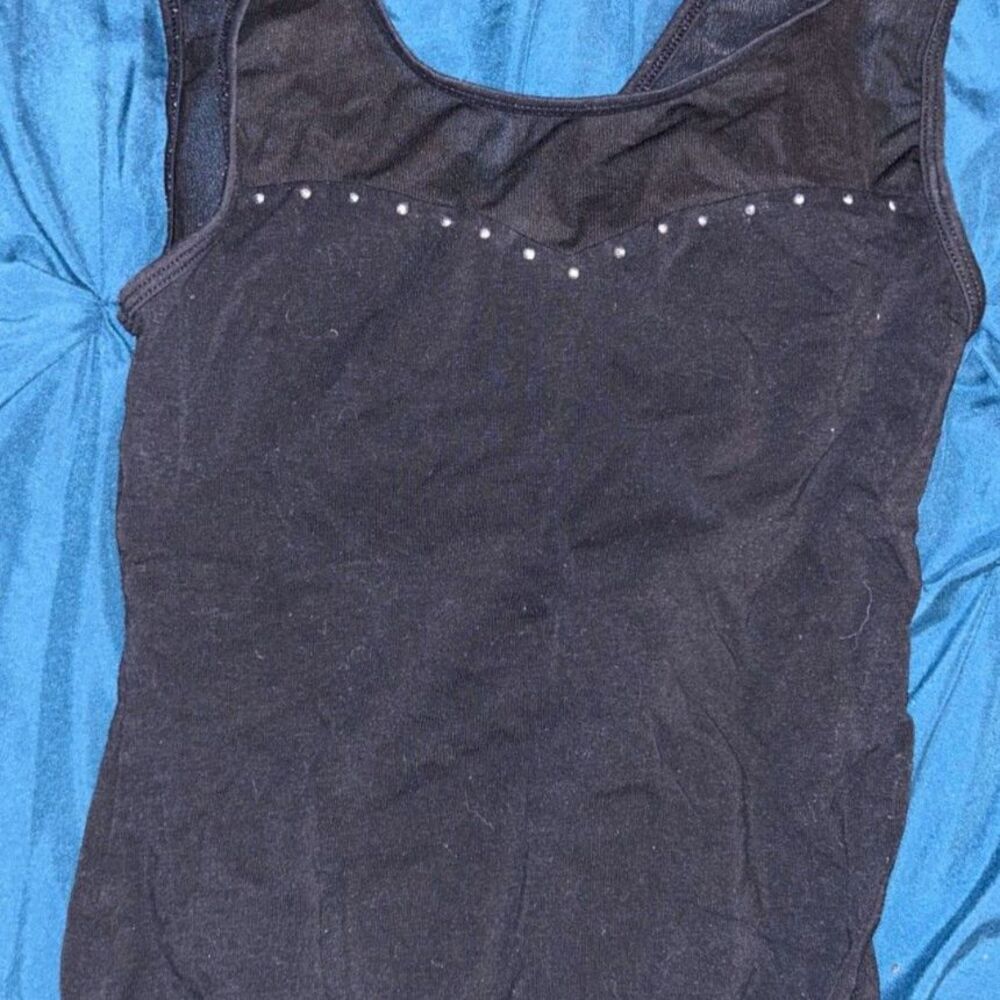 Freestyle by Danskin Black Dance/Gymnastics Leotard – Girls 10/12